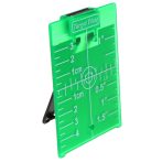   Laser Target Card Plate with Stand - 10.5cmx7.4cm Suitable For Line Lasers