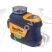 DEG 4D01-F12U - 12 Lines 3D (3x360°) green laser level, remote control, three brightness levels