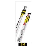 Level ruler 3m - 3 Sections Telescopic with Bubble Level