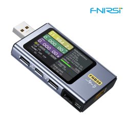 FNIRSI FNB58 - USB teszter: bluetooth, feszültség-, áram-, teljesítmény-, gyorstöltésteszt, applikációk stb.