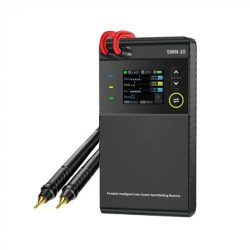 FNIRSI SWM-10 - portable smart spot welder for batteries with powerbank function, colour display