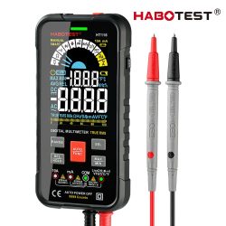 Habotest HT116 - Intelligent Portable Multimeter: VA Color Big Display Screen, 9999 Counts, 1000V 10A, with many features.