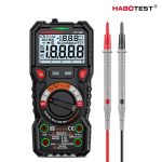   Habotest HT118E - AC/DC digitális multiméter: 20000 számjegy, 1000 V, True RMS, kapacitás, NCV, diódateszt stb.