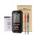 Habotest HT125B - 4000 Counts Smart Digital Multimeter Super Slim with Live Test, NCV, Capacitance with Flashlight