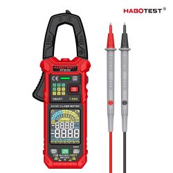 Habotest 203D -  Digital Multimeter Clamp Meter: 600 V, 6000 Counts, True RMS, DC/AC Current, 600V, NCV etc.