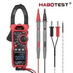 Habotest 208D -  Digital Multimeter Clamp Meter: 6000 Counts, True RMS, DC/AC Current, DC/AC Voltage, 1000 V, NCV etc.