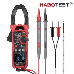 Habotest HT208D - digitális lakatfogós multiméter: AC/DC áram, AC/DC feszültség, 1000 V, True-RMS, VFD, NCV, kapacitás, indítóáram, LoZ stb.