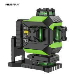 Huepar 704CG - 16 vonalas, 4D (4x360°) zöld lézer szintező