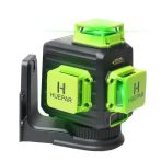   Huepar B03CG - 12 lines, 3D (3x360°) green laser level, Li-ion battery & hard carry case included