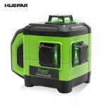   Huepar DT03G - Self-Leveling 3D Green Beam Laser Level, Dual Slope Function, with detector