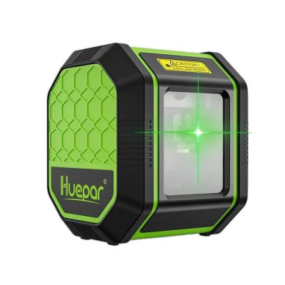 Huepar Self-leveling Professional Green Beam 360 Degree Cross Line Laser  Level+Huepar Laser Receiver+Laser Enhancement Glasses