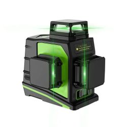 Huepar GF360G - 12 lines, 3D (3x360°) Green Laser Level, Li-ion Battery, Osram laser