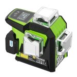   Huepar HX03CG - 12 vonalas, 3D (3x360°) zöld szintező lézer