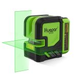   Huepar L011G - green cross line laser: self leveling, outdoor mode, 5200 mAh battery