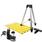   Huepar LP36M - állvány: teleszkópos rúd tripoddal és két részes konzollal, 3,7 m