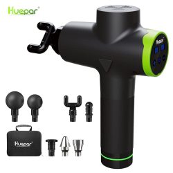 Huepar MG01 - massage gun: 20 speeds, quality heads, brushless motor