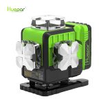  Huepar P04CG - 16 lines, 4D (4x360°)  Green Beam Laser Level with Bluetooth, DeWALT compatible battery