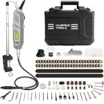   Huepar RT2000 - rotary tool kit, 200 W, 239+5 pcs accessories, 10,000-40.000 RPM 