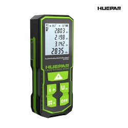 Huepar S100 -  - distance meter: 100 m, protractor, Pythagoras measurements, battery