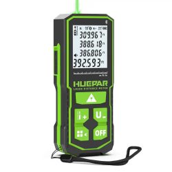 Huepar S120-G-BT - distance meter: green laser, bluetooth, 120 m, protractor, Pythagoras measurements
