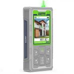   Huepar Pro SW-150GQ - laser distance meter: 150 m, camera, green laser, 3D (between any two points) measurement, bluetooth, etc.