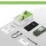Huepar-SW-T50 - multifunction distance meter: 50 m, Pythagorean measurements, cross-line laser function,  measuring tape