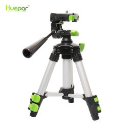 Huepar TPD05 - kisméretű fotóállvány, tripod: 50 cm, mérőműszerekhez és fényképezőgéphez, dönthető, forgatható 