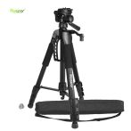   Huepar TPD14A fotóállvány, tripod - 146 cm, mérőműszerekhez és fényképezőgéphez, dönthető, forgatható 