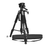   Huepar TPD14A fotóállvány, tripod - 146 cm, mérőműszerekhez és fényképezőgéphez, dönthető, forgatható 