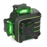   Huepar U03CG - 12 lines, 3D (3x360°) green laser level with tripod