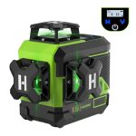   Huepar Z03CG - 12 lines, 3D (3x360°)  Green Beam Laser Level with Bluetooth, LCD display 