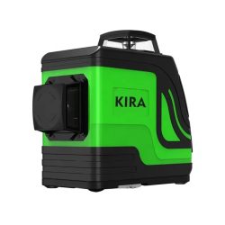 KIRA TQ1201B-G12 - 12 vonalas, 3D (3x360°) zöld lézer szintező: kültéri mód, Osram lézer