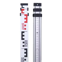 Vevor szintezőléc - 3 m, teleszkópos, tartozék libella