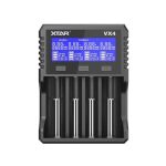   XTAR VX4 Set - akkumulátor töltő: Li-ion, Ni-MH, LiFeP04 akkumulátorokhoz, tartozék PD adapter.