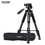   Zomei Q111 tripod, fotóállvány - 146 cm, mérőműszerekhez és fényképezőgéphez, dönthető, forgatható 